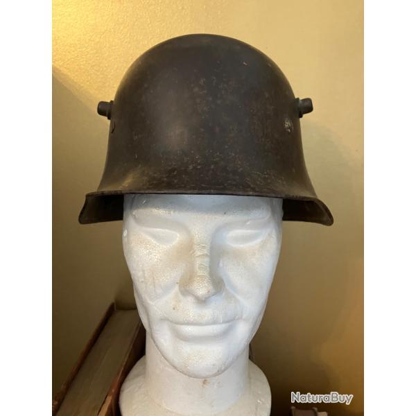 Casque allemand Stahlhelm 1915 - militaria - ww2
