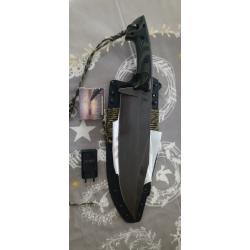 BADASS Bowie  couteau Wtg work tuff gear Pathfinder lame de 7 cm de large , prix non négociable