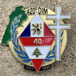 420° Détachement d'Infanterie Motorisé, 40° Mandat, type 2, matriculé