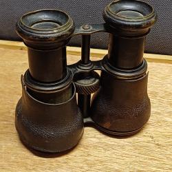 Très ancienne paire de jumelles militaires d'officier type Galilée - début XXème