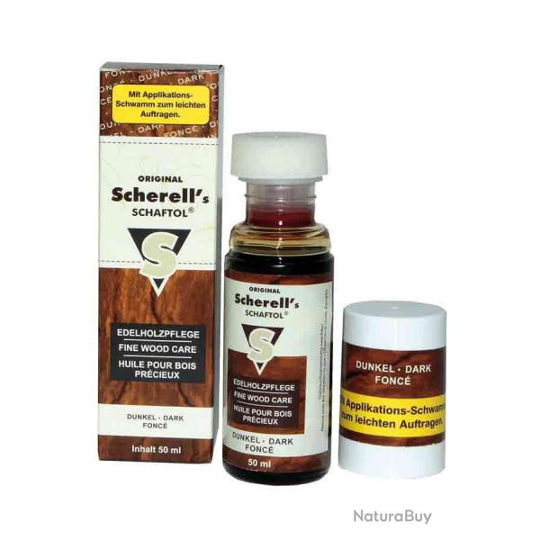 Huile pour crosse Scherell's SCHAFTOL fonc 50 ml