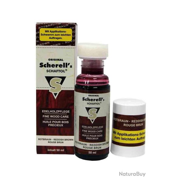 Huile pour crosse Scherell's SCHAFTOL rouge brun 500 ml