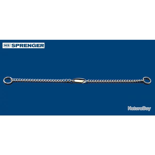Collier Mtal chrom SPRENGER pour chien 50 cm