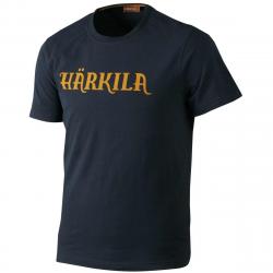 T-shirt homme HÄRKILA Logo Bleu graphite taille XL