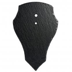 Planchette TROPHYSTONE en pierre ancienne pour trophés pour chevreuil 22,5 x 14 cm