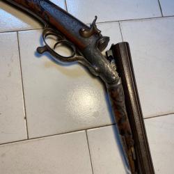 Ancien fusil de chasse modèle de luxe