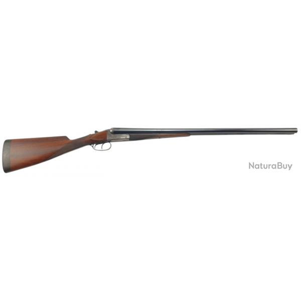 OCCASION - FUSIL JUXTAPOSE DOUBLE DETENTE HUSQVARNA CAL.12/70 - TRES BON ETAT