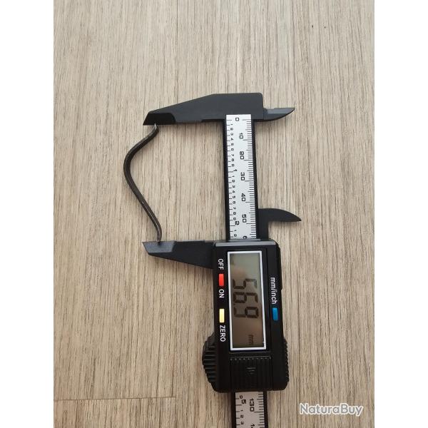 ressort de percuteur 57mm pour bulldog, velodog, lefaucheux, cycliste