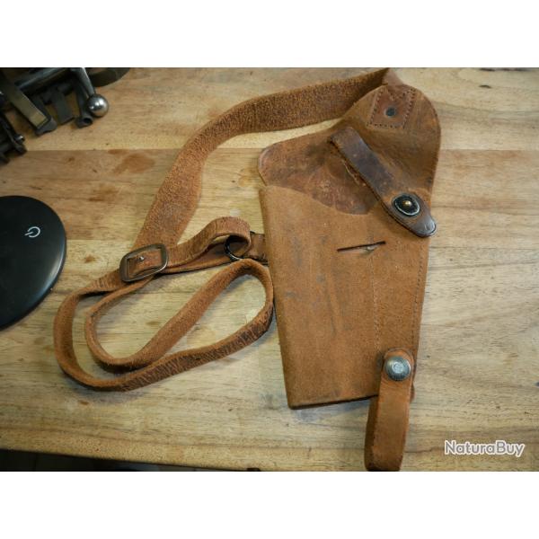Holster de poitrine US M7 ENGER - KRESS 1943 modifi d'poque pour un gaucher