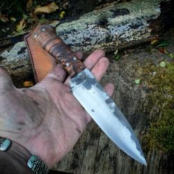 Razorback outdoor company , "Old Bill" , utility , forgé , etui cuir