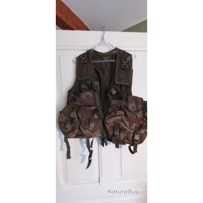 Gilet Tactique Vintage Camel Trophy – Années 90 – Taille XL – Gris – 9/10