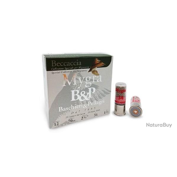 B&P - Cartouches Mygra Becaccia cal12 n8 1/2- 34GR