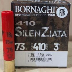 Cartouche Bornaghi Silenziata cal 410/73 18g n° 7,1/2