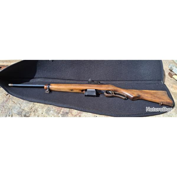 carabine RUGER 44 MAGNUM  levier sous garde. (point rouge, filete pour modrateur son ou autre).