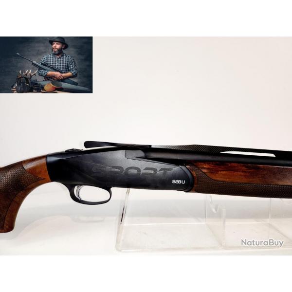 (2604) Fusil De Trap Superpos Benelli 828U Sporting Cal.12/76 - OCCASION