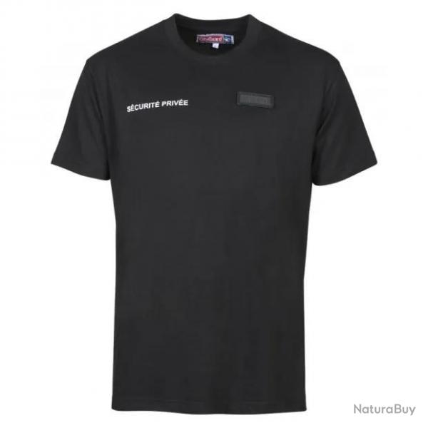 T Shirt de Securite Cityguard Fenetre Matricule  Broder Noir