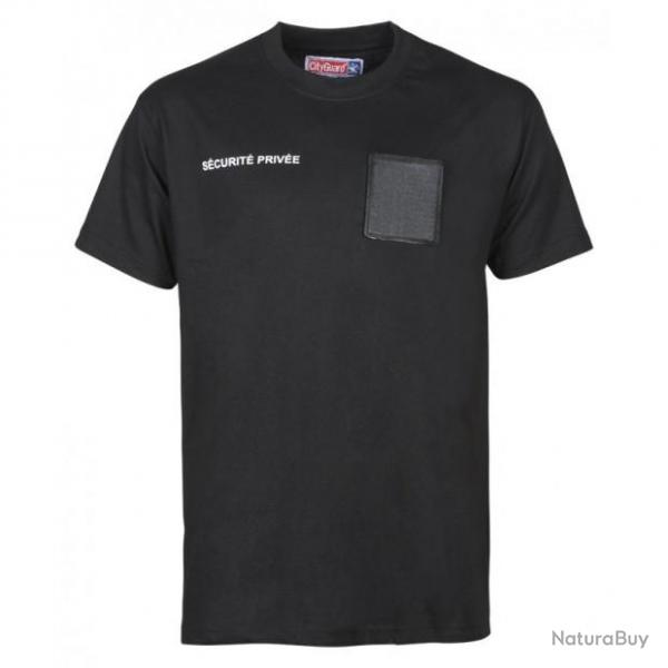 T-Shirt Securite Cityguard Grande Fenetre Noir  - XS