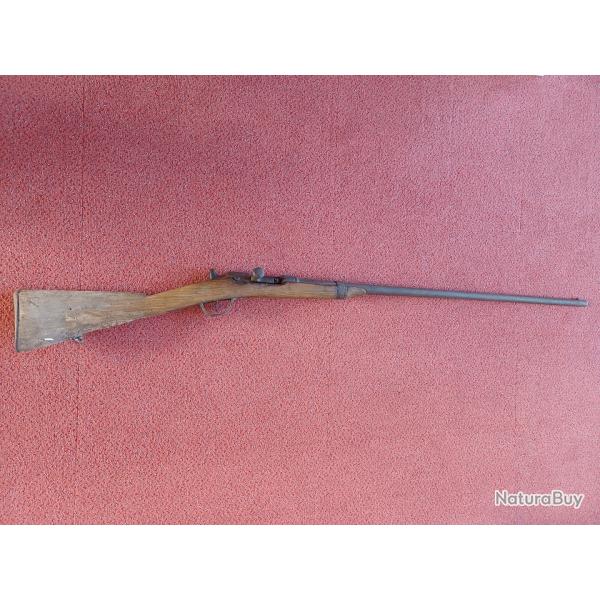 Fusil gras des annes 1870 transform en fusil de chasse (canardire)