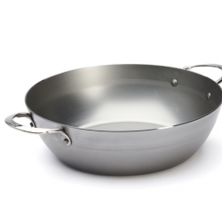 De Buyer 5654.32 Sauteuse paysanne en acier MINERAL B