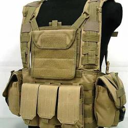 Gilet Tactique Type RRV - Tan