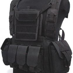 Gilet Tactique Type RRV - Noir