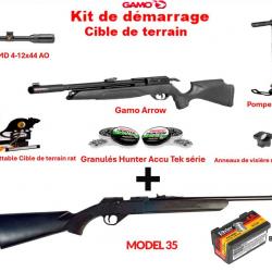 Vente flash ! PACK PCP FIELD TARGET Carabine Gamo Arrow-Cal. 4.5 mm -19.9 Joules + Daisy 340 4,5 mm