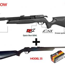 Vente flash ! Carabine à plomb PCP Gamo Arrow - Cal. 4.5 mm - 19.9J + Daisy mod. 340 Cal. 4,5 mm