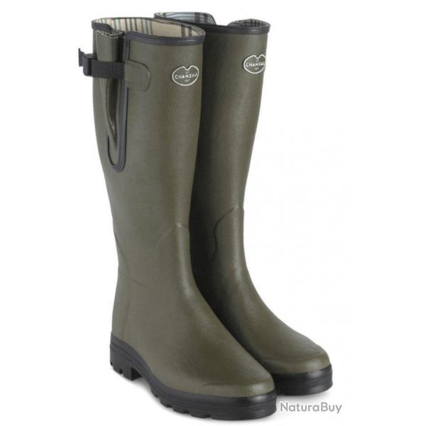 Bottes Vierzon homme doublure jersey vert chameau LE CHAMEAU-41