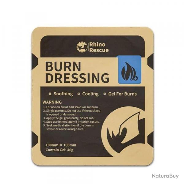 Compresse anti-brlure d'hydrogel Rhino Rescue - Autre / 10 x 10 cm