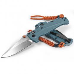 Benchmade 18065 Mini Adira Bleu profond Grivory Pointe tombante