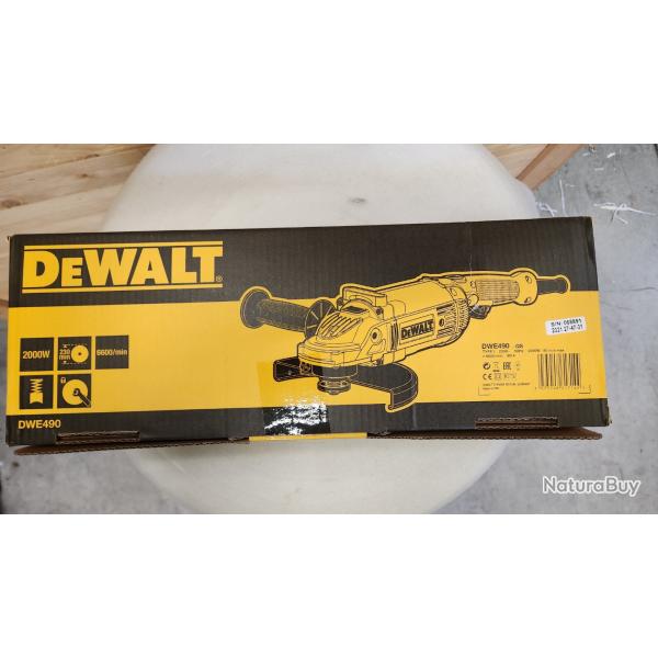 Meuleuse d'angle DEWALT DWE490 230mm 2000W