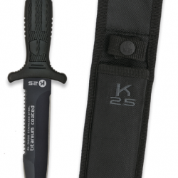 K25 31825 Couteau de bottes ,Botero scié. Étui