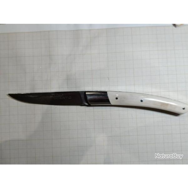 COUTEAU THIERS PAR ARTO MANCHE IVOIRE PHACOCHERE ref:t03