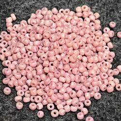 Perles indianistes 2,5mm, environ 500g type rocaille ancien stock Salvadori rose