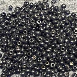 Perles indianistes 2,5mm, environ 500g type rocaille ancien stock Salvadori bleu nuit