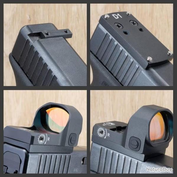 Plaque Montage Red Dot Vortex Razor Glock Non Mos - SKX INDUSTRIES