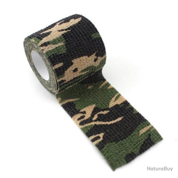 RUBAN Camouflage Adhsif, 5 cm X 4,5 m FOREST ....