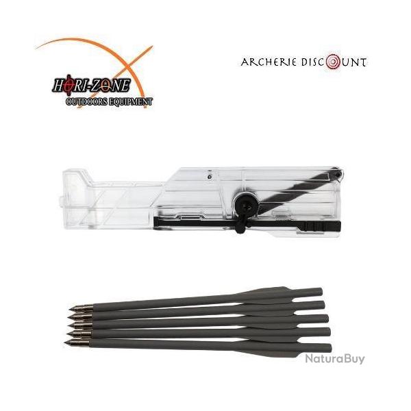 Chargeur 5 Flches Pour Le Pistolet Arbalte Hori-Zone Redback Xr