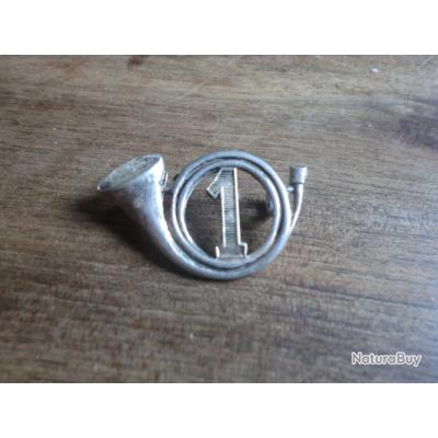 Insigne De Béret Chasseur + Macaron Tradition Jaune – Neuf, Armée Française