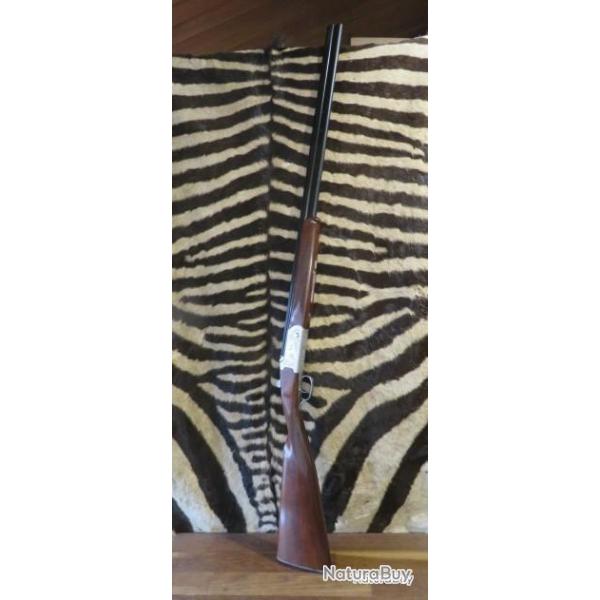 Fusil superpos YILDIZ cal.410/76 canons 71 cm 5 chokes, crosse anglaise extracteur, monodtente