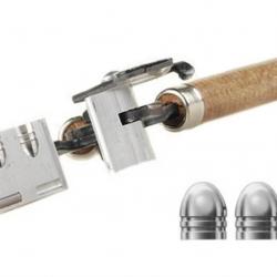 Moule à balle à tête ronde double cavités Lee Precision 358-158-RF #90303