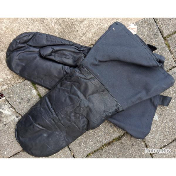 Authentique gants en cuir arme de l'air sovitique pilote militaire URSS CCCP