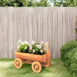 Chariot décoratif 70x43x54 cm bois massif de sapin alsavelo