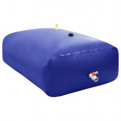 Réservoir d'eau avec robinet pliable 3000 L PVC alsavelo