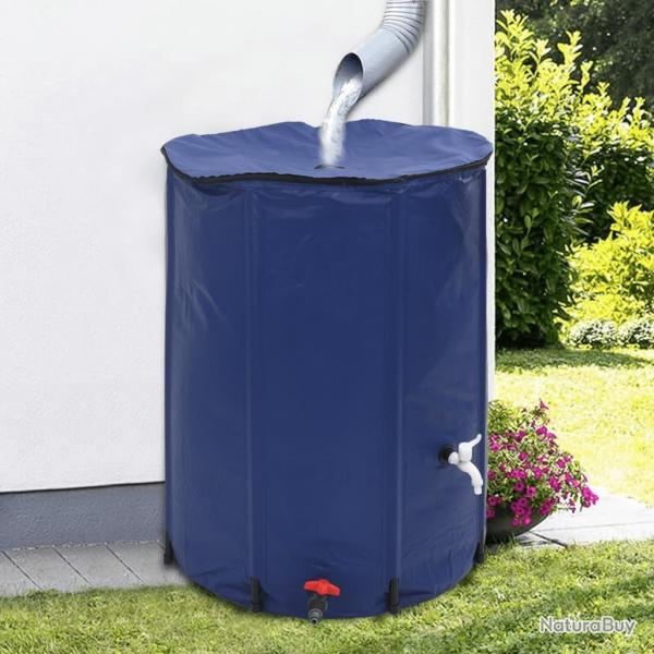 Rservoir d'eau avec robinet pliable 750 L PVC alsavelo