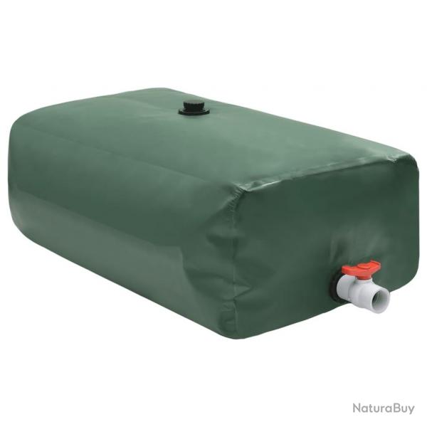 Rservoir d'eau avec robinet pliable 1500 L PVC alsavelo