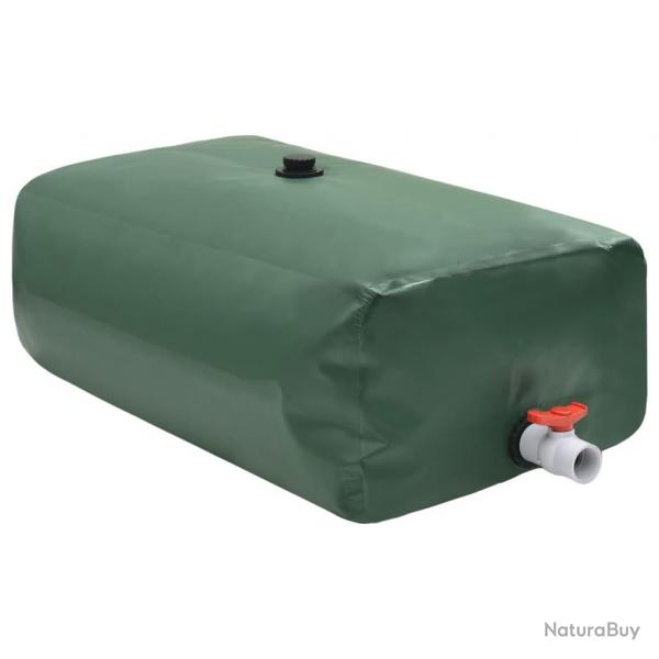 Rservoir d'eau avec robinet pliable 1000 L PVC alsavelo