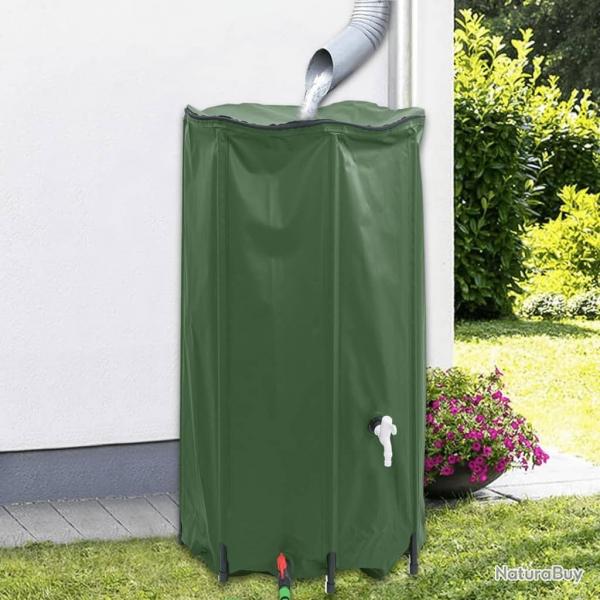 Rservoir d'eau avec robinet pliable 380 L PVC alsavelo