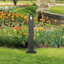 Réservoir de jardin avec robinet Anthracite Aspect de pierre alsavelo