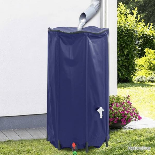 Rservoir d'eau avec robinet pliable 250 L PVC alsavelo